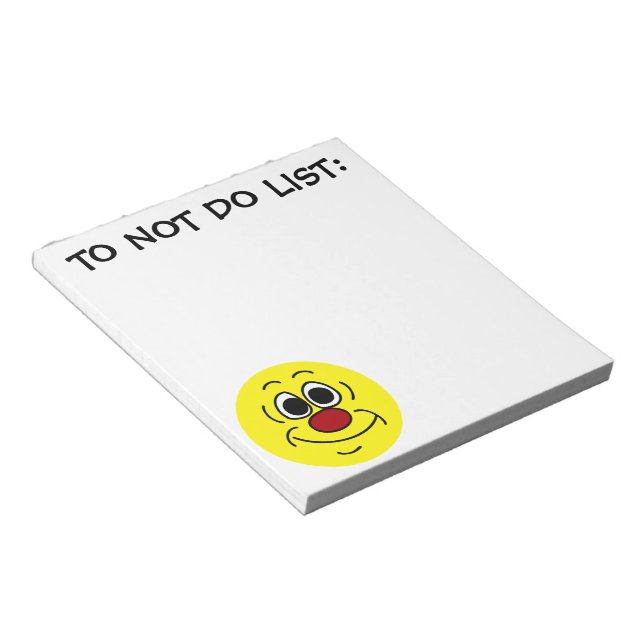 Cocky Ansikte Grumpey Anteckningsblock (Vinklad)