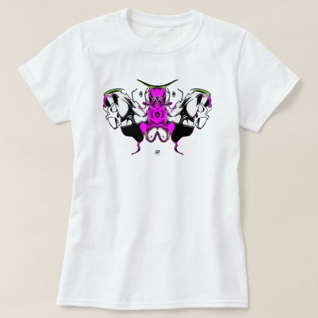 Cocky butterfly moth t shirt (Design framsida)