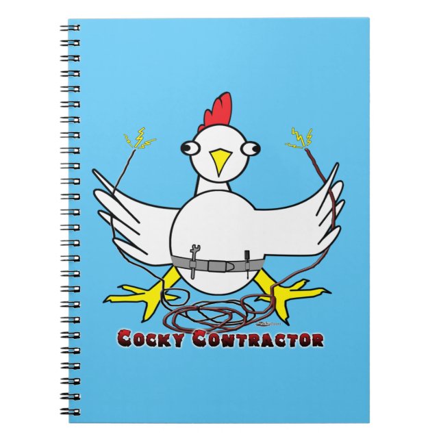 Cocky Contraktor Anteckningsbok (Framsidan)