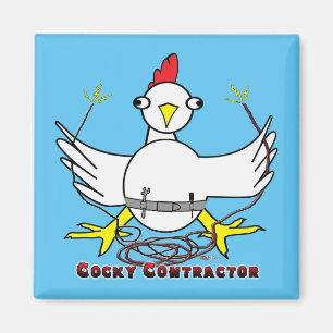 Cocky Contraktor Magnet
