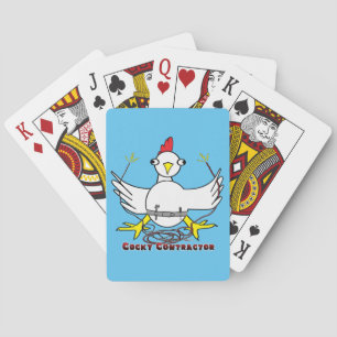 Cocky Contraktor Spelkort