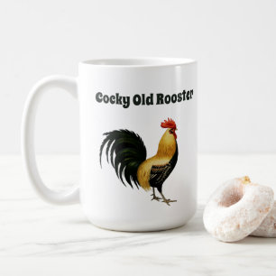 "Cocky Old Tupp" med grafik av Tupp Kaffemugg