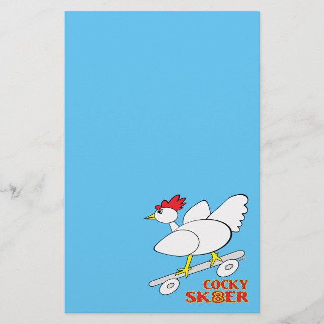 Cocky Skater Brevpapper (Framsida)
