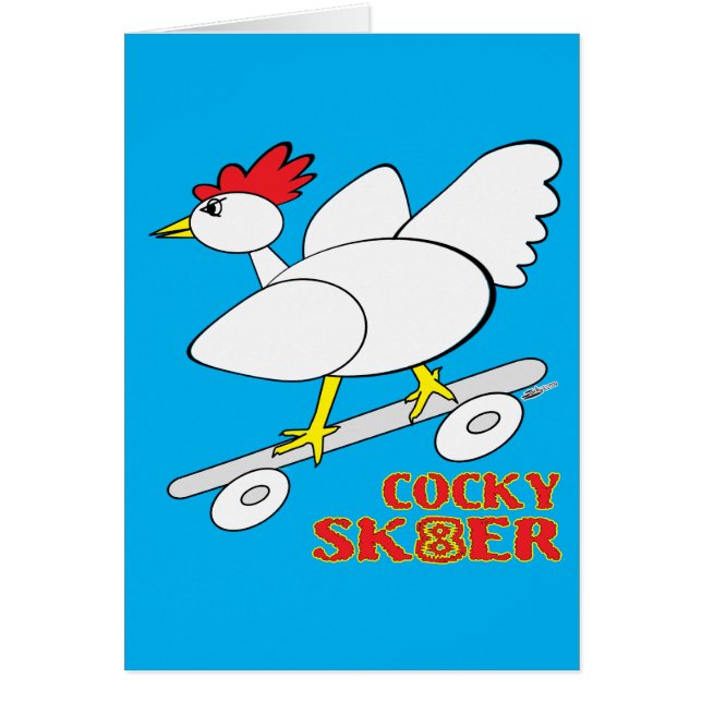 Cocky Skater OBS Kort (Framsidan)