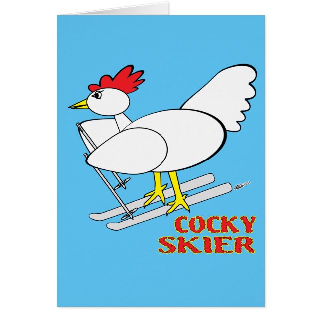 Cocky Skier OBS Kort (Framsidan)