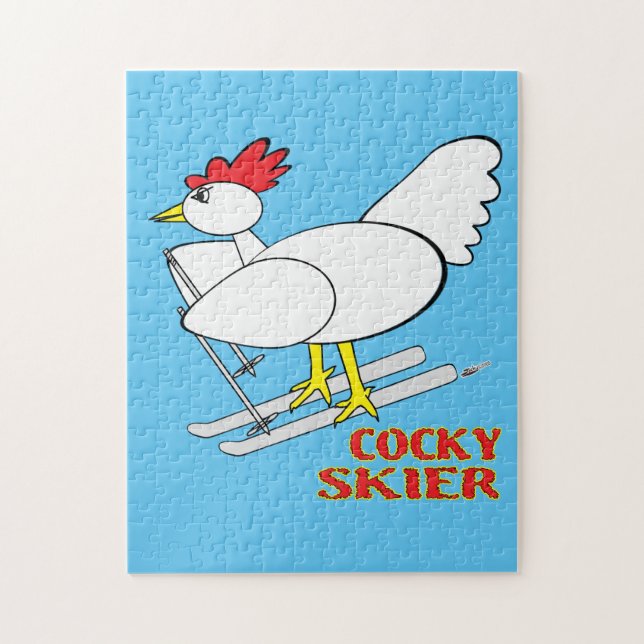 Cocky Skier Pussel (Vertikal)