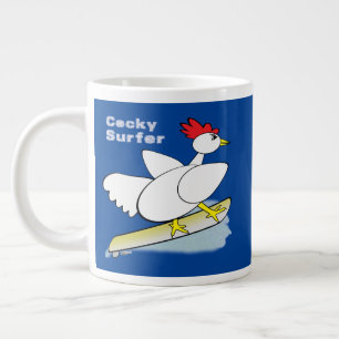 Cocky Surfer Jumbo Mugg