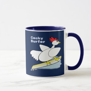 Cocky Surfer Mugg
