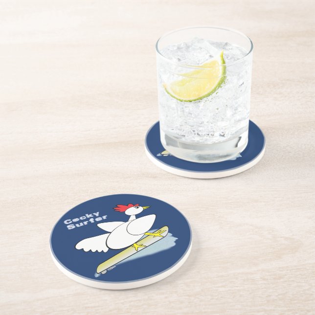 Cocky Surfer Underlägg (Sidan)