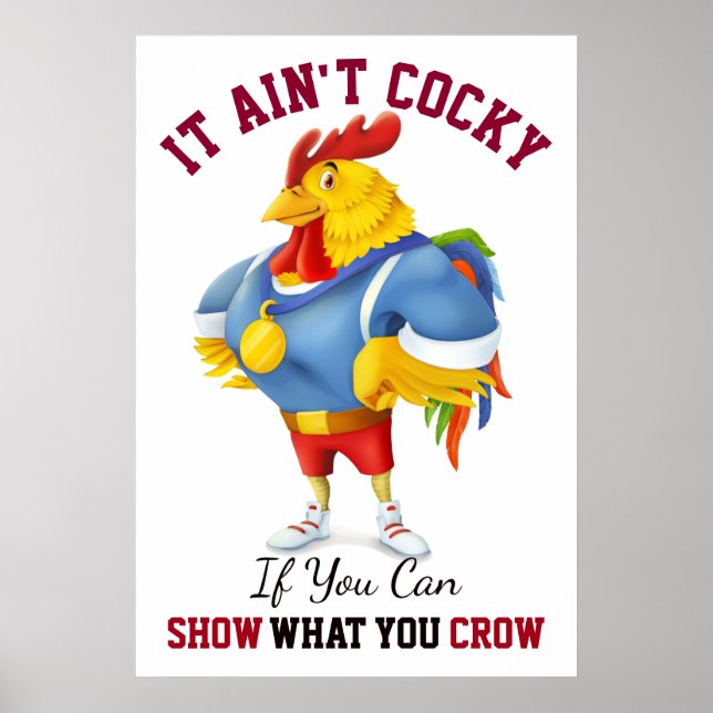 Cocky Tupp Poster (Framsidan)