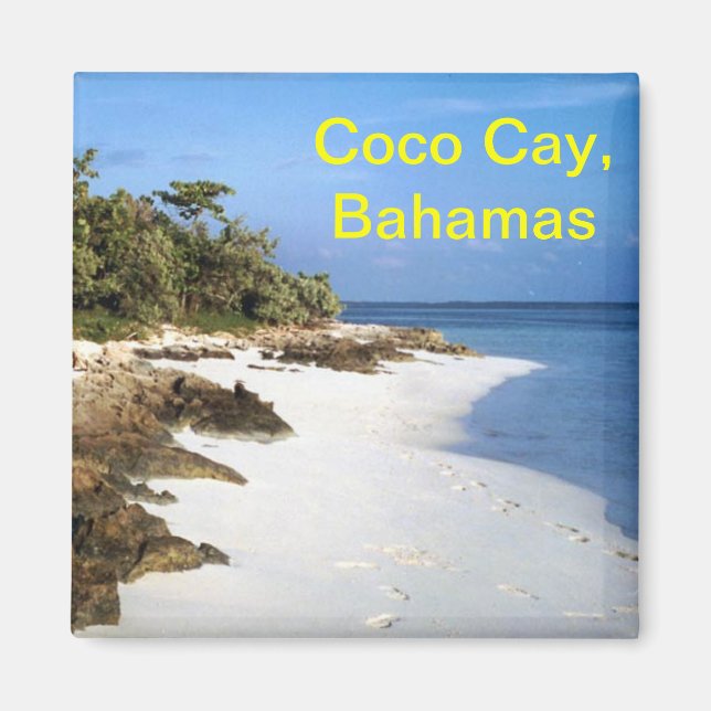 Coco Cay Bahamas magnet (Framsidan)