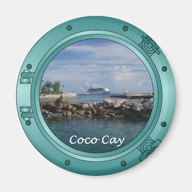 Coco Cay, Bahamas Magnet (Framsidan)