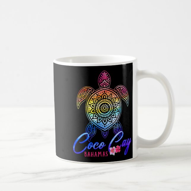 Coco cay tie-dye havssköldpadda  kaffemugg (Höger)
