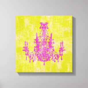 Coco Chandelier ~ CHANGE FÄRG 12 x 12,75 tum tjock Canvastryck