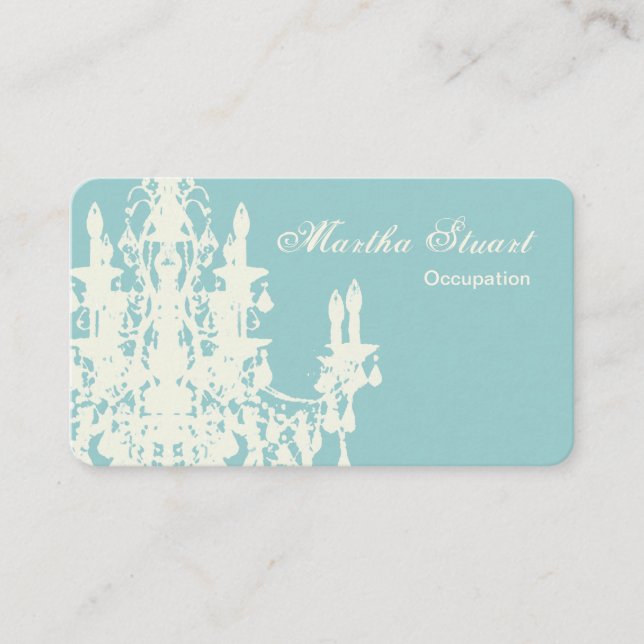 Coco Chandelier FÄRG, SHAPE & PAPPRA ALTERNATIV - Visitkort (Framsida)