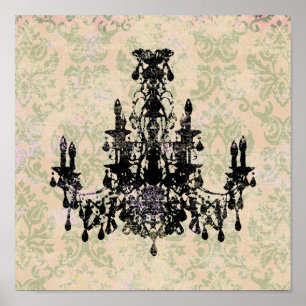 Coco Chandelier ~ Skriv ut/Poster Poster