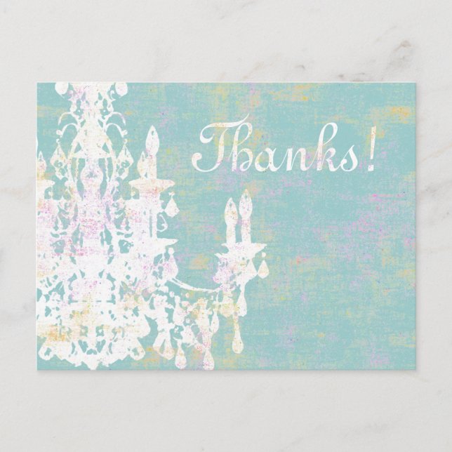 Coco Chandelier - vykort/inbjudningar Vykort (Framsida)