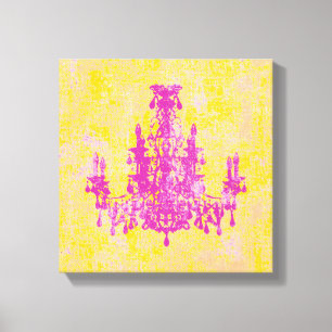 Coco Chandelier ~ Wrapped Canvas 0,75 tum tjockt