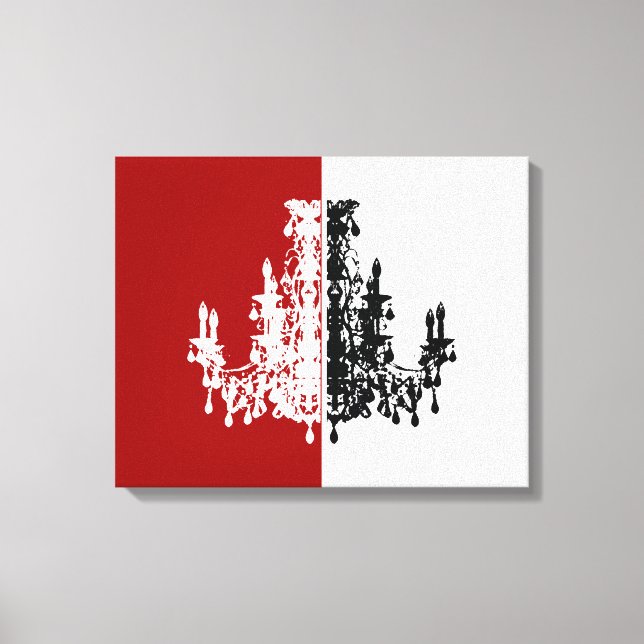 Coco Chandeliers ~ Wrapped Canvas 0,75 tum tjockt (Framsida)