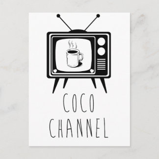 Coco Channel söt, snyggt Vykort