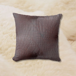 Coco Crokodile Faux Leather Kudde