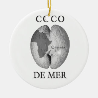 Coco De Mer Smycka Julgransprydnad Keramik