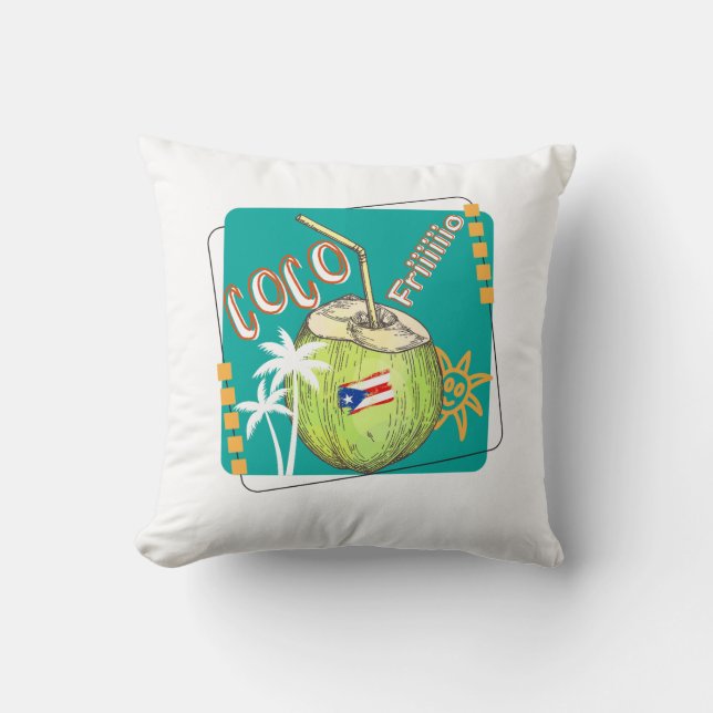 Coco frio Puerto Rico  Kudde (Framsida)