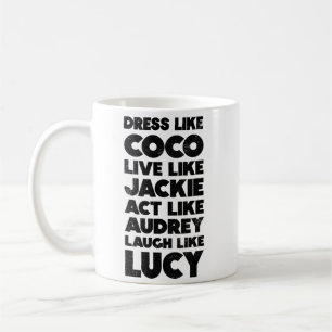 Coco Jackie Audrey Lucky Kaffemugg