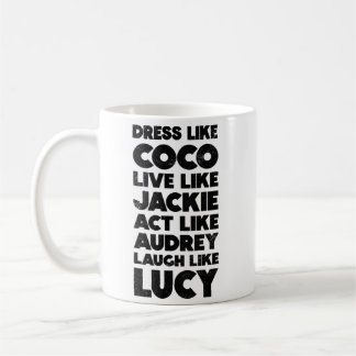 Coco Jackie Audrey Lucky Kaffemugg