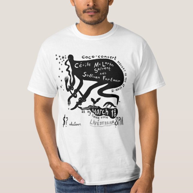 Coco-konsertskjorta 1 t shirt (Framsida)