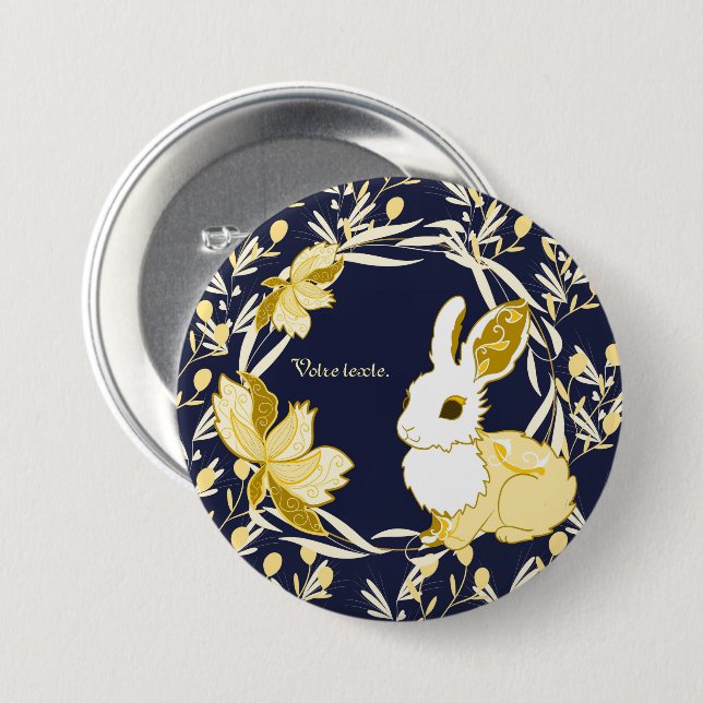 Coco le lapin knapp (Framsida & baksida)