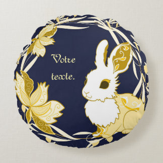 Coco le lapin rund kudde