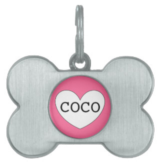 ❤️ COCO-märkre per dalDesignNZ ID-bricka Husdjur