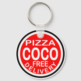 Coco Pizza Delivery Nyckelring