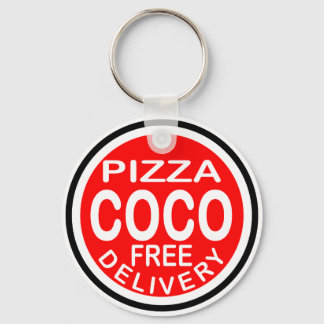 Coco Pizza Delivery Nyckelring