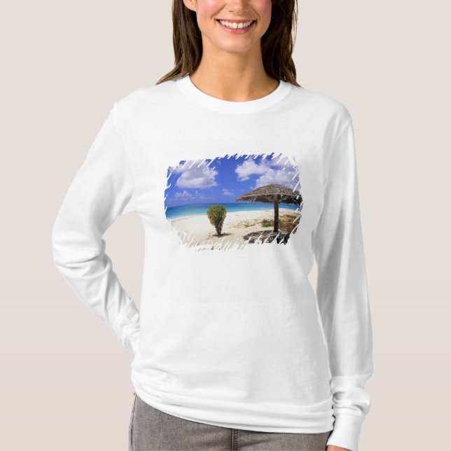 Coco Point-stranden, Barbuda, Antigua Tee (Framsida)