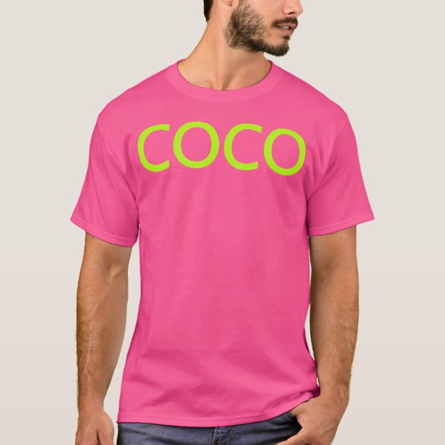 Coco Tennis T Shirt (Framsida)