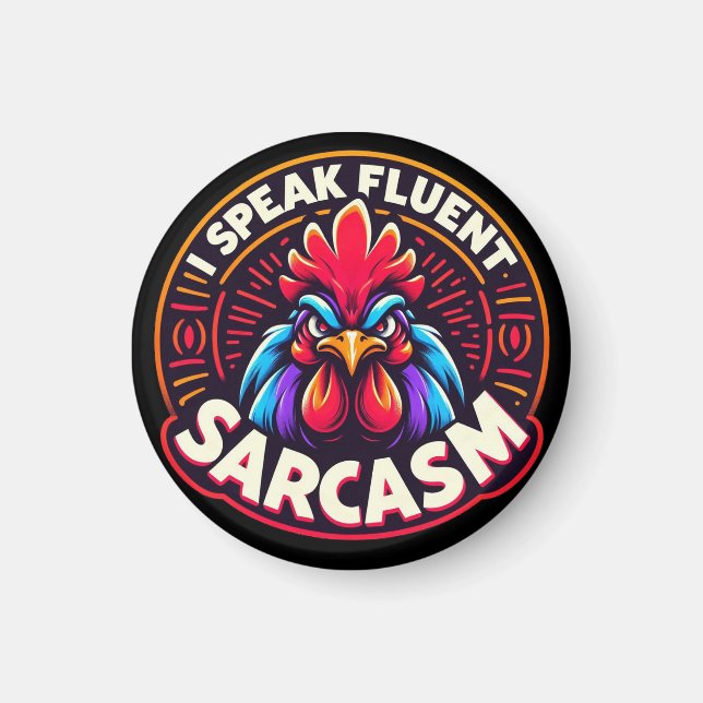 "CoCo the Witty Rooster" Magnet (Framsidan)