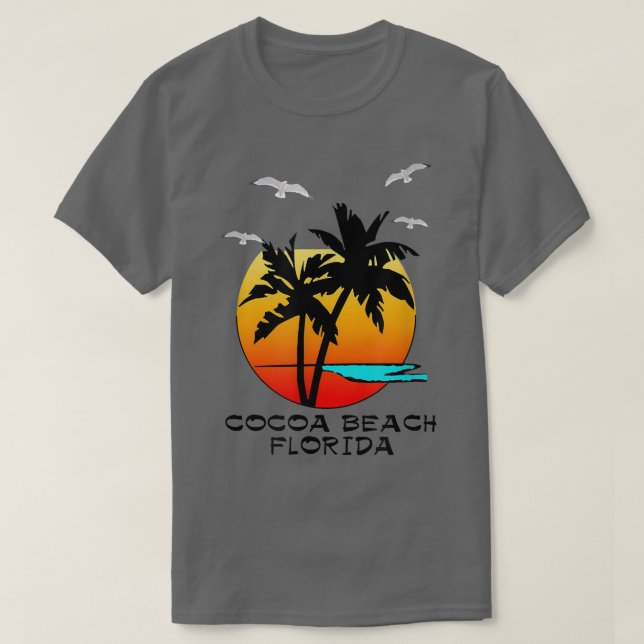 COCOA BEACH FLORIDA, DESTINATION T SHIRT (Design framsida)