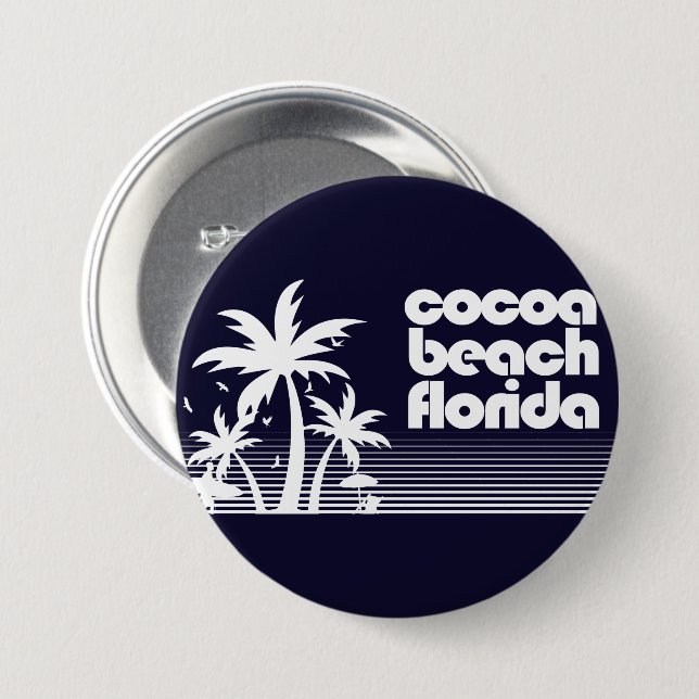 Cocoa Beach Florida Knapp (Framsida & baksida)