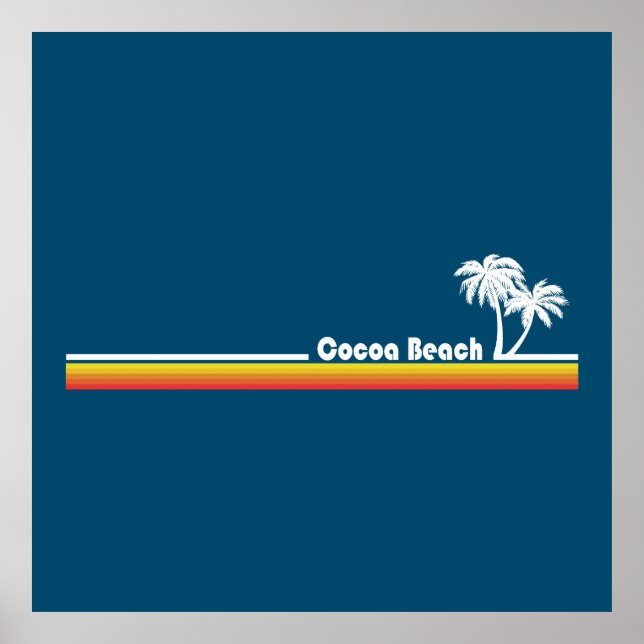 Cocoa Beach Florida Poster (Framsidan)