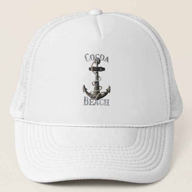 Cocoa Beach Florida Vacation Nautical Anchor Keps (Framsida)