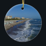 Cocoa Beach Kusten Julgransprydnad Keramik<br><div class="desc">Den vackra kakaobloden,  Florida från berömden Cocoa Beach Pier. Tittar du fler utskrifter eller produkter? Besök gärna min butik: http://www.zazzle.com/timelessmomentsphtgy Det här fotot togs av Jennifer White med Timless Moments Photography. Alla bilder är upphovsrättsskyddade © Timless Moments Photography.</div>