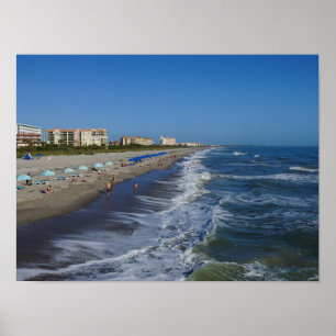Cocoa Beach Kusten Poster