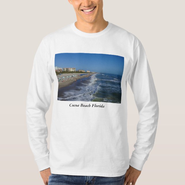 Cocoa Beach Kusten T Shirt (Framsida)