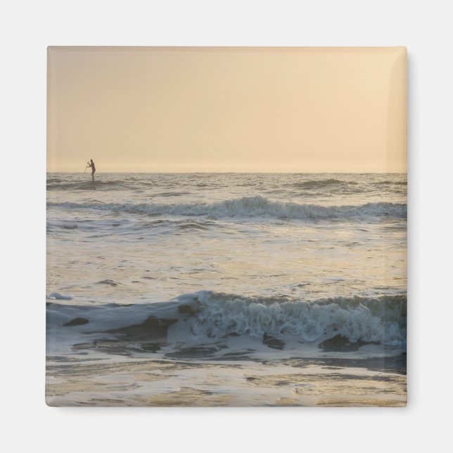 Cocoa Beach Paddleboarding Magnet (Framsidan)