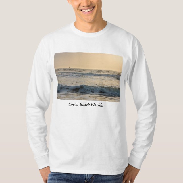 Cocoa Beach Paddleboarding T Shirt (Framsida)