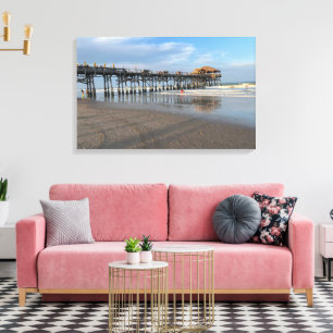 Cocoa Beach Pier Florida Photograph Canvastryck