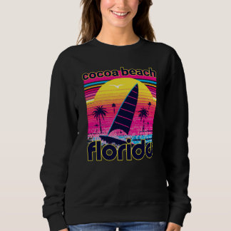 Cocoa Beach Retro 80s Style Souvenir Beach T Shirt
