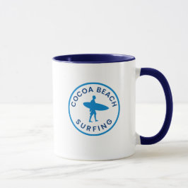 Cocoa Beach Surfing Coffee Mug Mugg